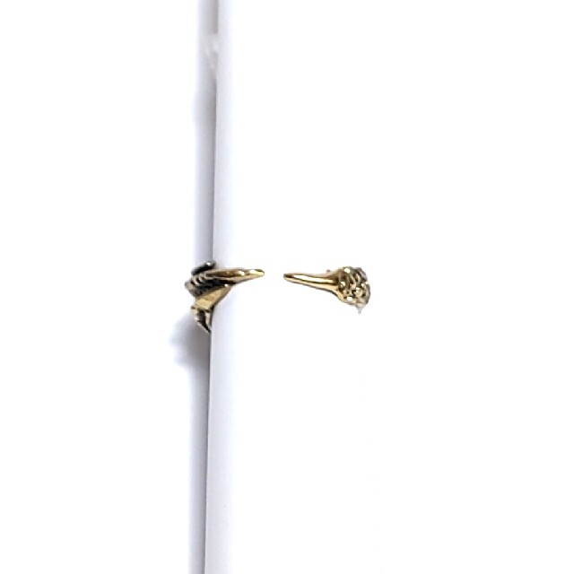 7013【新品】ドラゴンの爪リング フリーサイズ 指輪 アンティーク ゴールド メンズのアクセサリー(リング(指輪))の商品写真