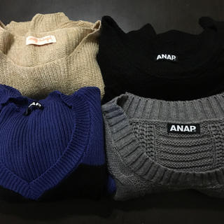 アナップ(ANAP)のセーター４点セット　　　lrie様専用(ニット/セーター)