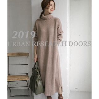 アーバンリサーチドアーズ(URBAN RESEARCH DOORS)のアーバンリサーチドアーズ　ハミルトンウールニットワンピース【Oggi掲載】(ロングワンピース/マキシワンピース)