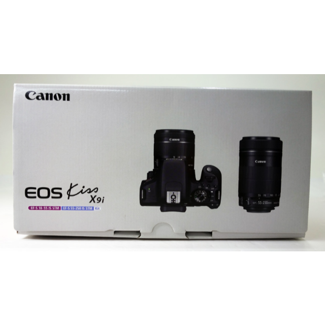 Canon(キヤノン)の≪新品・送料無料≫4台 Canon EOS Kiss X9i ダブルズームキット スマホ/家電/カメラのカメラ(デジタル一眼)の商品写真