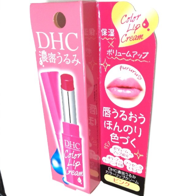 DHC(ディーエイチシー)のDHC 濃密うるみカラーリップクリーム　ピンク コスメ/美容のスキンケア/基礎化粧品(リップケア/リップクリーム)の商品写真