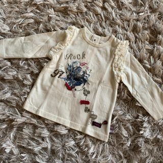 トッカ(TOCCA)のMamas&Papas  フラワープリント&刺繍  カットソー ロンT(Ｔシャツ)