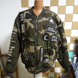 シュプリーム(Supreme)のCIVIL  REGIME  DIVISION のボンバーダウンジャケット(ダウンジャケット)