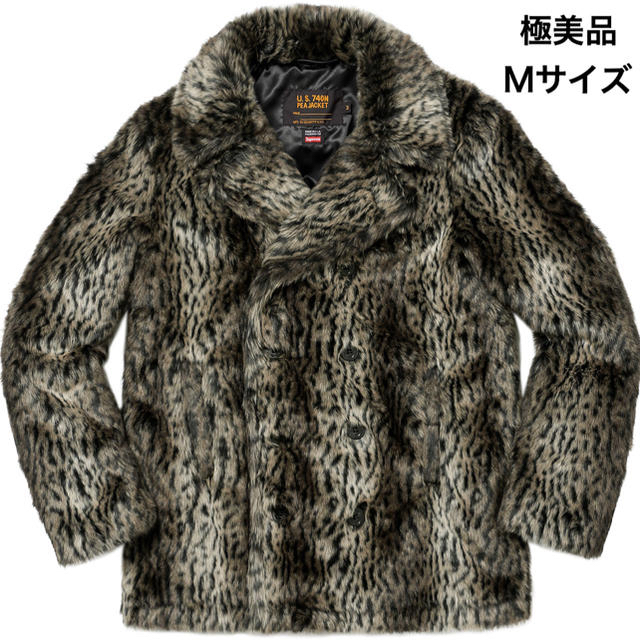 Supreme(シュプリーム)のSupreme Schott Faux Fur Peacoat Leopard メンズのジャケット/アウター(ピーコート)の商品写真