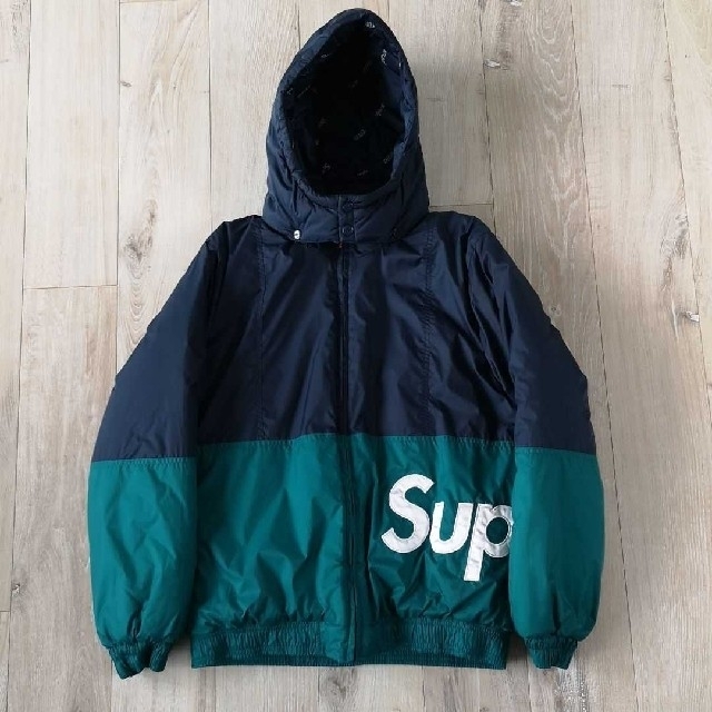 Supreme Sideline Side Logo Parka 16aw 黒