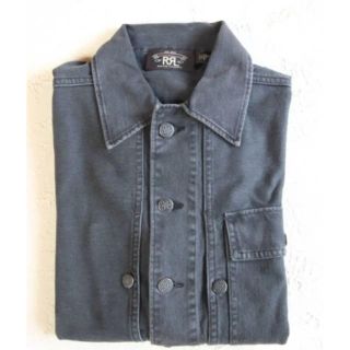 新品*RRL*ヘリンボーン ツイル オーバーシャツ*S* ダブルアールエル