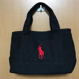 ラルフローレン(Ralph Lauren)のラフルローレン トートバッグ 新品 黒/赤(トートバッグ)