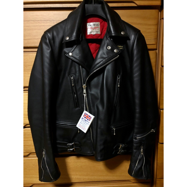 Lewis Leathers(ルイスレザー)のルイスレザー ライトニング タイトフィット 391T 38 ブラック メンズのジャケット/アウター(ライダースジャケット)の商品写真