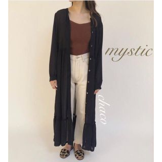 ミスティック(mystic)の僅か⚠️2019AW¥7452【mystic】シアーティアードガウンワンピース(ロングワンピース/マキシワンピース)