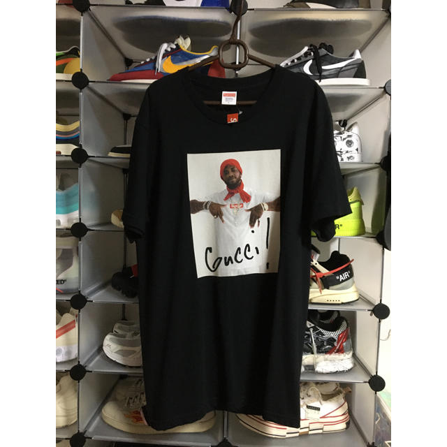 Supreme(シュプリーム)のLサイズSupreme Gucci Mane photo tee black 黒 メンズのトップス(Tシャツ/カットソー(半袖/袖なし))の商品写真