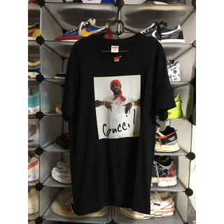 シュプリーム(Supreme)のLサイズSupreme Gucci Mane photo tee black 黒(Tシャツ/カットソー(半袖/袖なし))