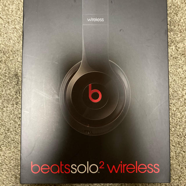 beats solo2wireless black×red