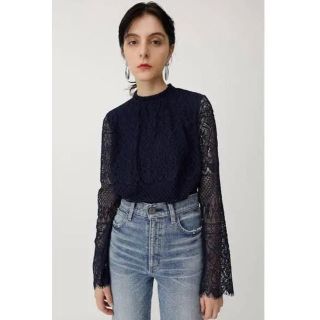 マウジー(moussy)のsana様【美品】moussy  SCALLOPED LACE トップス(カットソー(長袖/七分))