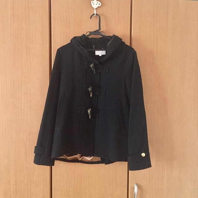 anyFAM(エニィファム)の黒のダッフルコート レディースのジャケット/アウター(ダッフルコート)の商品写真