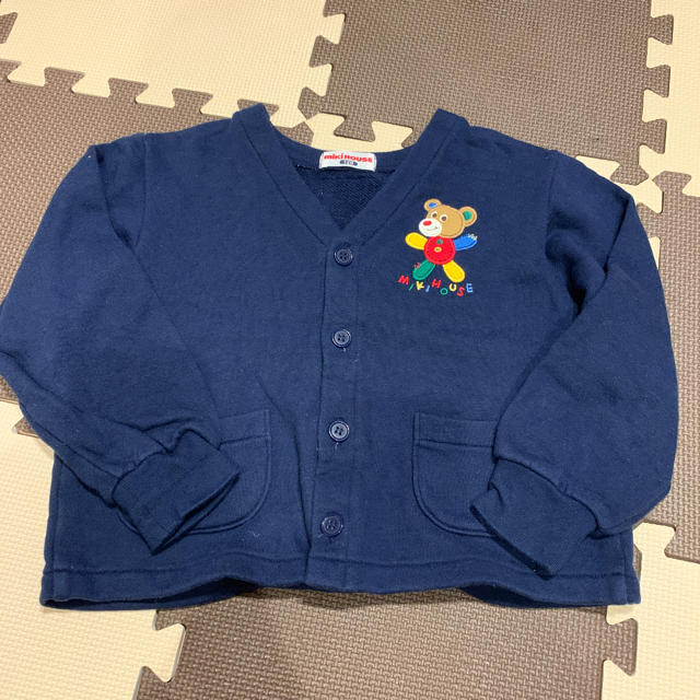 mikihouse(ミキハウス)のミキハウス　カーディガン 120 キッズ/ベビー/マタニティのキッズ服男の子用(90cm~)(カーディガン)の商品写真