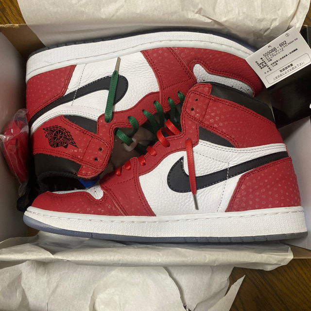 NIKE(ナイキ)のAJ1 スパイダーマン メンズの靴/シューズ(スニーカー)の商品写真