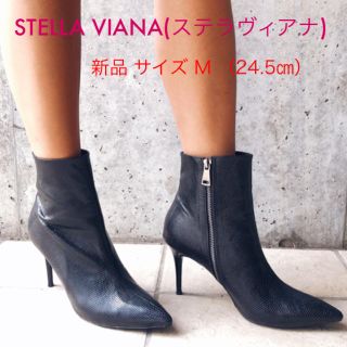 【美品】STELLA VIANAパイソンブーツ　S/Mサイズ