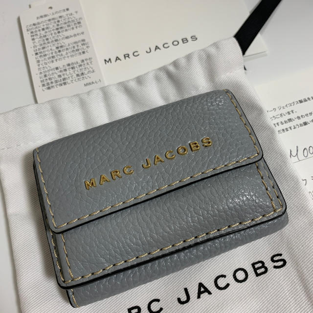 MARC JACOBS(マークジェイコブス)のMARC JACOBS 三つ折り財布 グレー レディースのファッション小物(財布)の商品写真