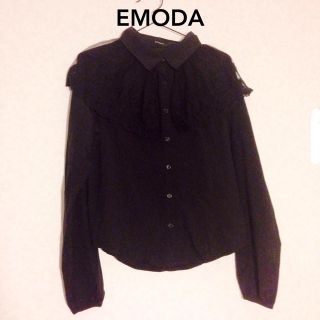 エモダ(EMODA)のEMODA レース付きブラウス(シャツ/ブラウス(長袖/七分))