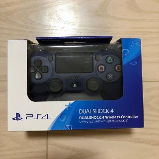 プレイステーション4(PlayStation4)のワイヤレスコントローラー(DUALSHOCK 4) ミッドナイト・ブルー(その他)