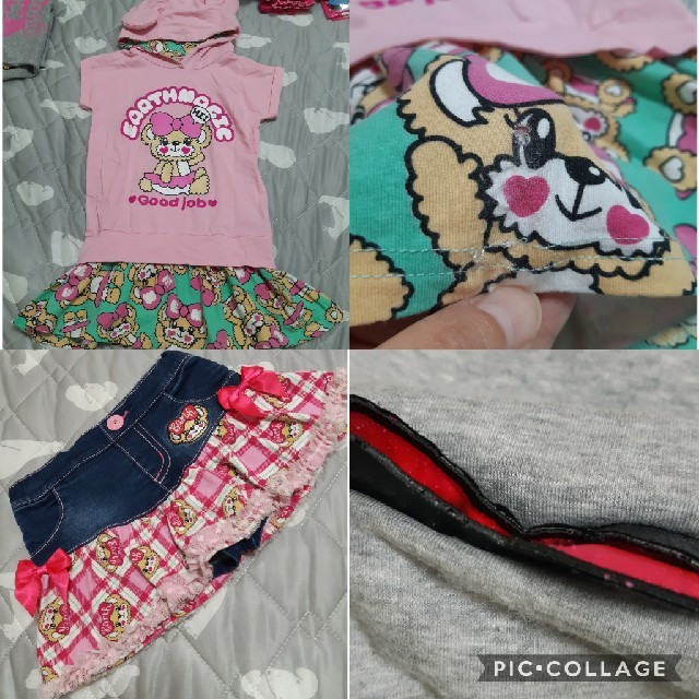 EARTHMAGIC(アースマジック)のアースマジック  まとめ売り キッズ/ベビー/マタニティのキッズ服女の子用(90cm~)(スカート)の商品写真