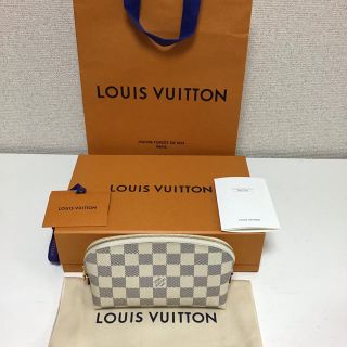 ルイヴィトン(LOUIS VUITTON)のルイヴィトン 化粧ポーチ ダミエアズール(新品未使用)(ポーチ)