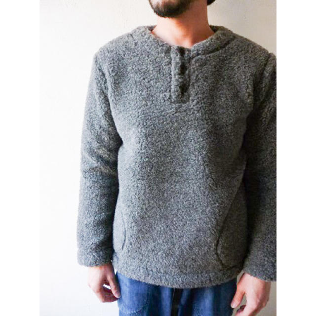 YAECA(ヤエカ)のNOMADICS wool fleece henly neck メンズのトップス(ニット/セーター)の商品写真