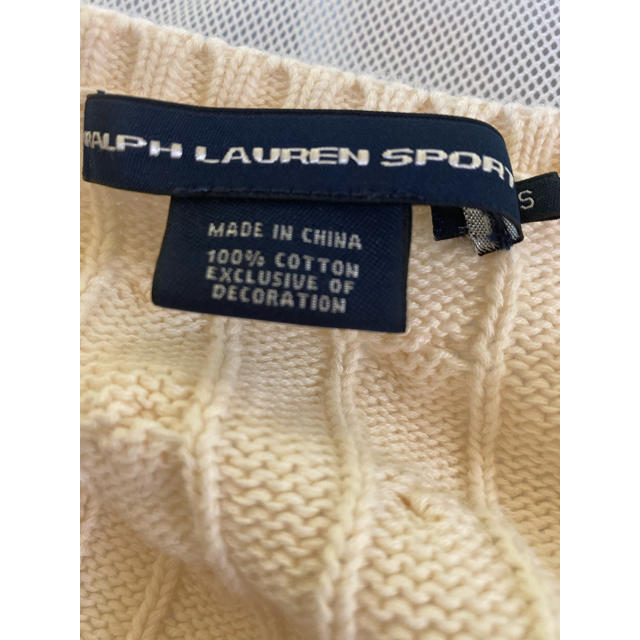 POLO RALPH LAUREN(ポロラルフローレン)のラルフローレン　コットンセーター レディースのトップス(ニット/セーター)の商品写真