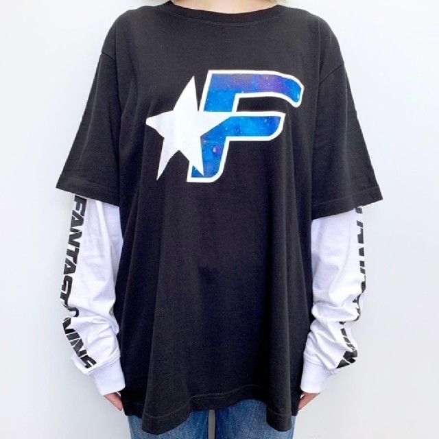 FANTASTICS 重ね着風ロングTシャツ FANTASTIC NINE