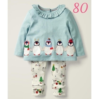 ボーデン(Boden)のBaby Boden ペンギントップス&レギンスセット 80(シャツ/カットソー)