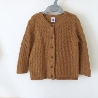 プチバトー(PETIT BATEAU)のプチバトー  ニット  カーディガン  36m(カーディガン)