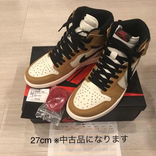 ナイキ(NIKE)の【27cm】ジョーダン1 レトロ HIGH OG(スニーカー)