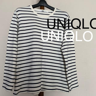 ユニクロ(UNIQLO)のUNIQLO ボーダーカットソー(Tシャツ/カットソー(七分/長袖))