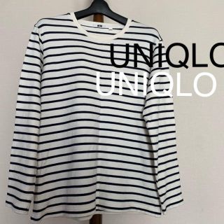 ユニクロ(UNIQLO)のUNIQLO ボーダーカットソー(Tシャツ/カットソー(七分/長袖))