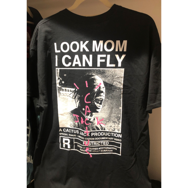travis scott look mom i can fly tee XL - Tシャツ/カットソー(半袖 ...