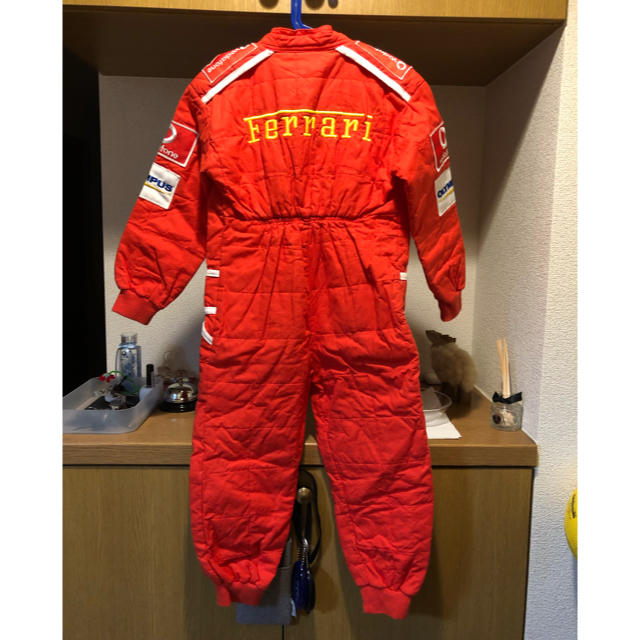 Ferrari(フェラーリ)のF1 フェラーリオフィシャルレーシングスーツ キッズ 90cm 自動車/バイクの自動車/バイク その他(その他)の商品写真