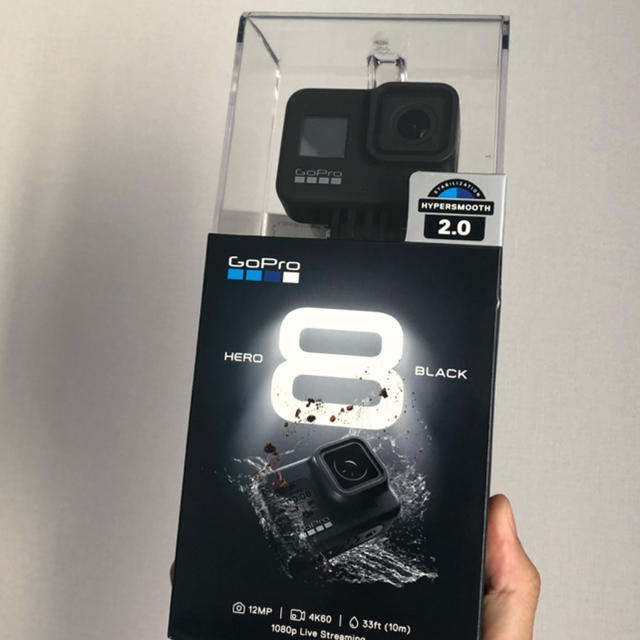 GoPro(ゴープロ)の「4点セット」本体2点＋バッテリー2点　GoPro HERO8 スマホ/家電/カメラのカメラ(コンパクトデジタルカメラ)の商品写真