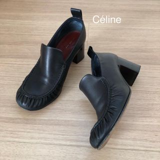 セリーヌ(celine)の週末限定価格　セリーヌ　ギャザーパンプス　38.5(ハイヒール/パンプス)