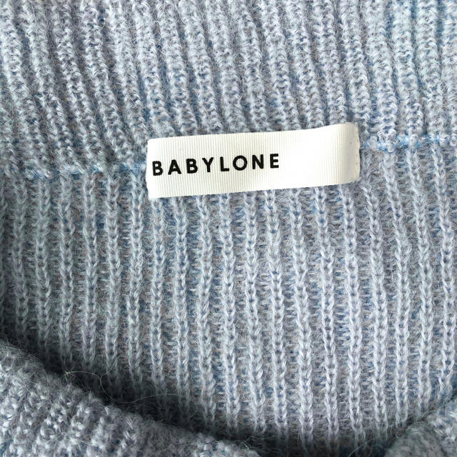 BABYLONE(バビロン)のBABYLONE(バビロン) ブルー　ニット レディースのトップス(ニット/セーター)の商品写真