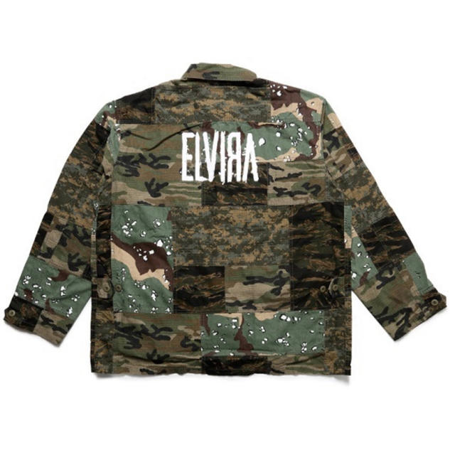 ELVIRA / エルヴィラ PATCHWORK B.D.U. JACKET - ミリタリージャケット