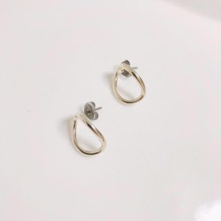 アネモネ(Ane Mone)の【再販】シンプルサークルゴールドピアス(ピアス)