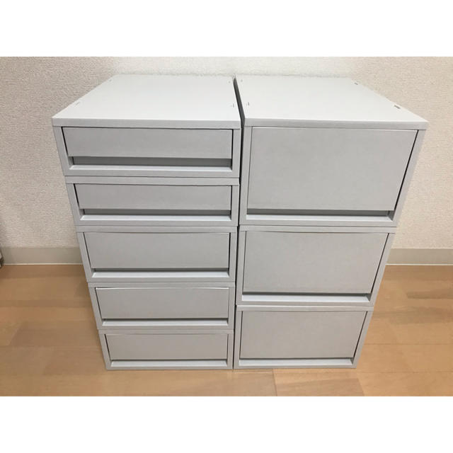 MUJI (無印良品) - 無印良品 ポリプロピレンケース引出式 8個 MUJI (無印良品) - 無印良品 ポリプロピレンケース引出式 8個