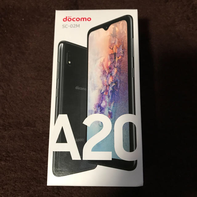 エッセンシャルコンフォート 【新品】docomo Galaxy A20 SC-02M Black