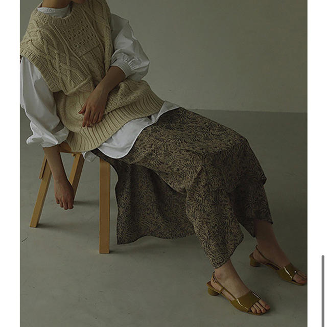 専用⭐︎todayful Jacquard Layered Pants Todayful Jacquard Layered Pants Women's Beige 36 All-Over