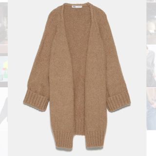 ザラ(ZARA)の今期ZARA オーバーサイズニットカーディガン(カーディガン)