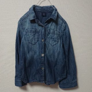 ギャップキッズ(GAP Kids)のGapKids デニムシャツ XS (100～110)(ブラウス)