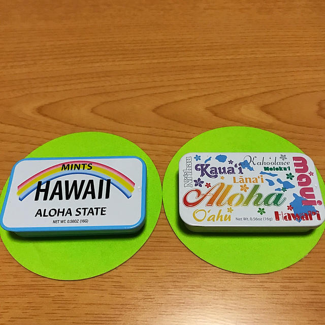 ハワイのミントタブレット缶　2個セット 食品/飲料/酒の食品(菓子/デザート)の商品写真