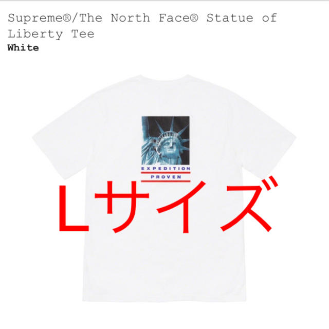 Supreme(シュプリーム)のSupreme North Face Statue of Liberty Tee メンズのトップス(Tシャツ/カットソー(半袖/袖なし))の商品写真