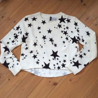 エイチアンドエム(H&M)の未使用 H&M 星柄ニット(ニット/セーター)