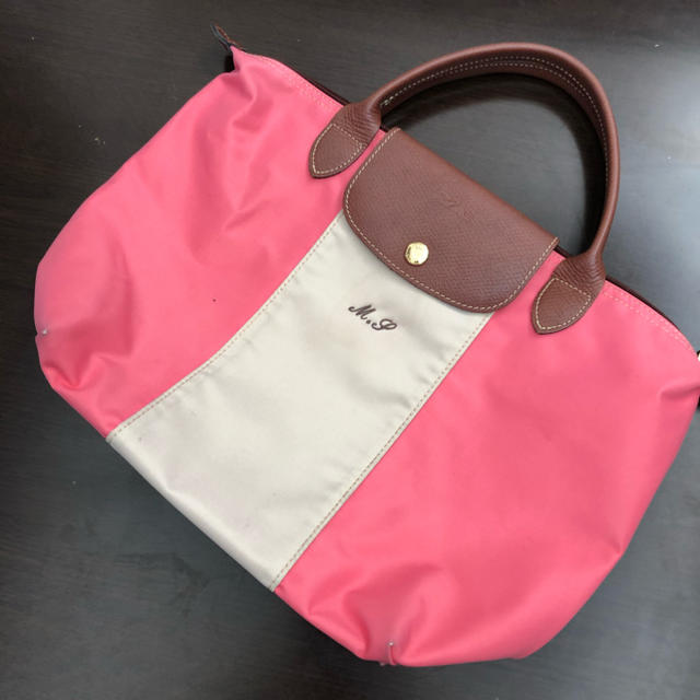 LONGCHAMP(ロンシャン)のMr.B 様専用☆値下げ！ロンシャン　プリアージュS サーモンピンク レディースのバッグ(トートバッグ)の商品写真